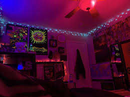 Chillin Trippybedroom Trippy Trippyroom Decor Stoneroom Lights Viral Roomdecor Aesthetic Psychedelic 792070653193367 Hippy Room Neon Room Grunge Room