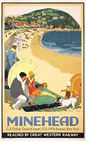 Stunning Original 1920s British Seaside Travel Poster Vintage Travel Decor Vintage Travel Travel Posters