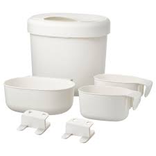 Onsklig Racks For Changing Table Set Of 4 White Ikea Storage Baskets Large Storage Baskets