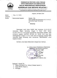 Surat Rekomendasi Dinas Pendidikan Lettering Surat Eloquent