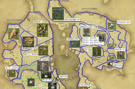 例のff14 Blog 地図