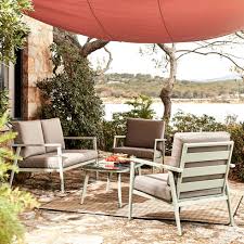 Aménagez votre jardin, votre terrasse ou votre piscine avec notre gamme de mobilier de jardin et d'extérieur. Salon De Jardin En Aluminium Vert 3 Places Rimbaud Salon De Jardin Alinea
