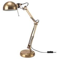 Forsa Brass Colour Work Lamp Ikea Lampe De Bureau Lampe De Bureau Led Lampe Design
