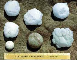The hail lasted only about 10 minutes, but did enough damage to rip holes through window screens and vinyl siding of residents' homes. Hail Greater Than Baseball Size Fell In Detroit Lakes Mn On 4 July Download Scientific Diagram