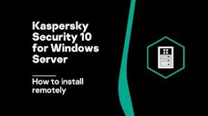 How To Install Kaspersky Security 10 For Windows Server Remotely Youtube