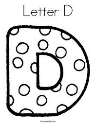 Practice writing the letter d in uppercase and lowercase. Letter D Coloring Page Lettering Letter D Book Letters