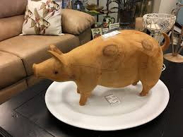 Flamingo Porch Consignment Shop Murrells Inlet Sc Beautiful Wooden Pig For All You Pic Collectors Out There Adds A Flamingo Home Decor Items Murrells Inlet