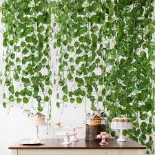 2m Artificial Green Leaf Ivy Wall Decor Room Decoration Fake Plants Vine Wedding Para Succulent Indoor Artificial Plant Garden Artificial Plants Aliexpress Plant Wall Decor Ivy Wall Plant Decor Indoor