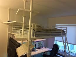 Tromso Sleep Work Play Fortress Ikea Hackers Loft Bed Frame Loft Bed Ikea