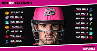 Get big bash league schedule, scorecard updates, highlights, results only on espn.com. Bbl09 Fixtures Announced Sydney Sixers Bbl