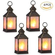 Zkee 11 Vintage Style Decorative Lantern Flame Effect Led Lantern Golden Brushed Black 4 Hours Timer Indoor Lanterns Decorative Outdoor Hanging Lantern Decor Candle Lanterns Lanterns Decor Lantern Candle Decor