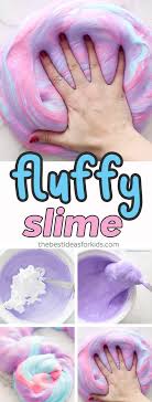 Fluffy Slime Rezept Kinder Schleim Kinderbasteleien Schleim