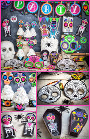 Punk Sugar Skull Day Of The Dead Party Printable Decor Kit Dia Etsy In 2021 Sugar Skull Party Day Of The Dead Party Sugar Skull Birthday