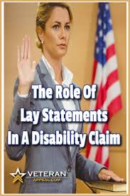 Lay Statements In A Disability Claim Disability Va Disability Statement