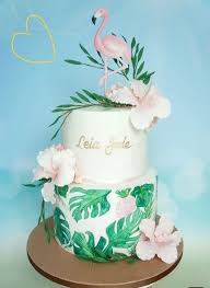 Flowery Tropical Cake Aara242009 Follow Me Tropical Birthday Cake Birthday Party Cake Party Cakes