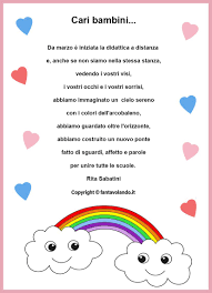 Cari Bambini Poesia Fantavolando Filastrocche Scuola Dell Infanzia Immagini Di Scuola Le Idee Della Scuola