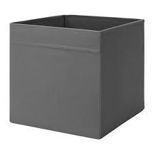 Drona Box Dark Gray Ikea Drona Box Dark Gray Ikea In 2020 Ikea Storage Boxes Kallax Kallax Shelving