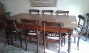 Set Of 8 Beautiful Yellow Wood Riempies Chairs Eastern Pretoria Gumtree Classifieds South Africa 3955 Living Room Chairs Heirloom Furniture Dining Chairs