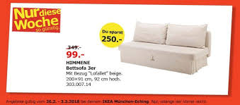 Ikea Himmene Bettsofa 3er Bettsofa Ikea Sofa