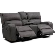 Burke Manual Reclining Loveseat With Console In 2020 Love Seat Value City Furniture Reclining Furniture