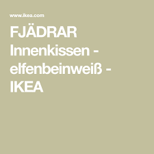 Fjadrar Innenkissen Elfenbeinweiss Ikea Deutschland Ikea Kissen Buntwasche