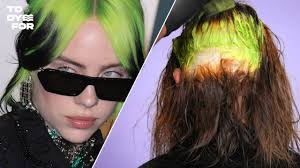 Billie eilish has revealed she's growing out her hair. Insane Billie Eilish Inspired Hair Transformation Neon Green Roots Tutorial Youtube