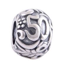 See your favorite charms for pandora and charms pandora discounted & on sale. 50th Birthday Charm Bead Sterling Silver 925 Fits Pandora Biagi Trollbeads Bracelets By Lsdesigns Shop Online For Jewelry In The United States