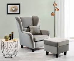 Gemutlicher Ohrensessel Mit Hocker Interior Design Living Room Ikea Living Room Ikea Lounge Chair