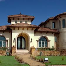 Decorative Brackets Under Eaves Mediterranean Mediterranean House Designs House Exterior Spanish House