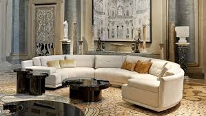 Italian Design Brands At International Furniture Shows Luxury Living Group Wholesale Furniture Round Sectional Sofa Design