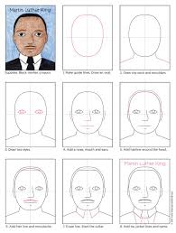 Draw Martin Luther King Jr Art Projects For Kids Martin Luther King Art Projects Martin Luther King Art Martin Luther King Activities