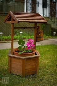 Decorative Well Ready For Summer Well Pump Cover Water Well House Outdoor Crafts Diy