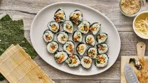 Kimbap Koreanisches Sushi Rezept Lebensmittel Essen Essen Imbiss