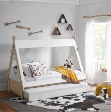 Lil Camper Bed With Trundle Hom Furniture In 2021 Teepee Bed Twin Trundle Bed Trundle Bed