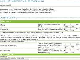 Si le mariage entraîne des changements dans la façon de gérer ses impôts, il permet également il faut donc trouver la date de mariage idéale afin que la somme des impôts due au titre de chaque. Impot Sur Le Revenu Le Simulateur 2015 En Ligne Sur Impots Gouv