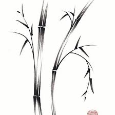 Morning Sumi E Brush Pen Bamboo Drawing Painting Bamboo Drawing Bamboo Tattoo Brush Pen