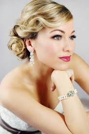 Smooth down your hair and pull it back to a low ponytail, letting your natural texture to come through. Pin By Malinda Woods On Hair Styles For Wedding And Prom Hollywood Glamour Hair Glamour Hair Glamorous Wedding Hair
