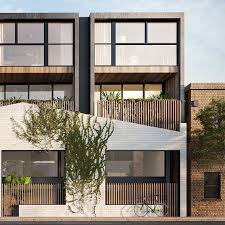 Not An Apartment Not A Townhouse But A Hybrid Of The Two The Workshop Collingwood Has Bee Facade Architecture Design Facade Architecture Apartments Exterior