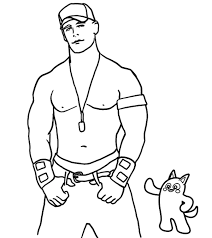 Free printable john cena coloring pages for kids. Top 15 Free Printable John Cena Coloring Pages Online