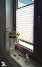 Sensuna Sichtschutz Plissee Nach Mass Am Wohnzimmer Fenster Ein Kundenfoto Sensuna Customized Pleated Blind O Fenster Plissee Fensterstile Gardinen Modern