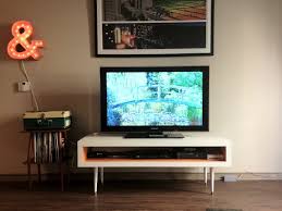 Mid Century Lack Tv Hack Ikea Hackers Diy Tv Stand Diy Tv Ikea Lack Tv Stand