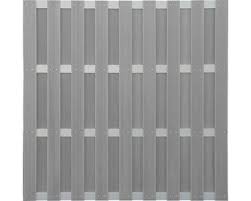 Sichtschutzzaun Element Wpc Alu Hellgrau 180 Cm X 180 Cm Kaufen Bei Obi Sichtschutzzaun Wpc Zaun Zaun