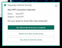 Stuppid Pop Up Connecting To Vpn New Ppp Connection Detected Kaspersky Community