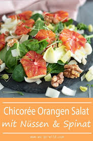 Schneller Chicoree Orangen Salat Mit Apfelstucken We Go Wild Rezept Sommer Rezepte Abendessen Chicoree Rezepte