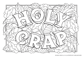 Free printable dot marker coloring pages. Nsfw But Safe For Wfh Printable Adults Coloring Pages