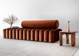 This Cape Town Designer Makes Velvet Couches And Stone Tables Inspired By The Moon Sight Unseen Curved Furniture Contemporary Furniture Design Sofa Design