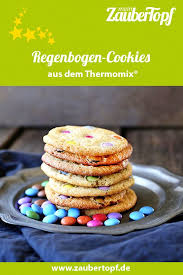 Regenbogen Cookies Rezept Fur Den Thermomix Rezept Rezepte Thermomix Cookies Rezept Thermomix