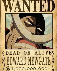One Piece Fan Club On Instagram Edward Newgate 1000 Million Bounty Former Pirate King After Gold D Roger One Piece Bounties One Piece Ace One Piece Manga