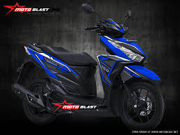 Download 63 Modifikasi Vario 150 Biru Dongker Terunik Krezek Modifiaksi Motor