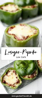 Gefullte Lasagne Paprika Ein Schnelles Und Einfaches Low Carb Rezept Rezept Paprika Mit Hackfleisch Rezepte Low Carb Rezepte
